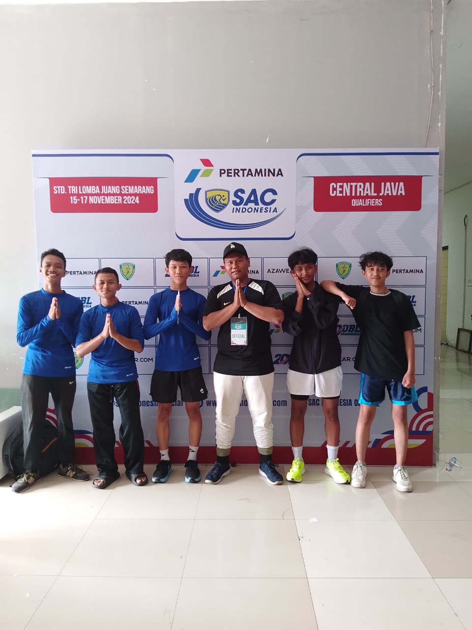 SMK Palebon mengenai partisipasi siswa di ajang Student Athletics Championships (SAC) Indonesia.